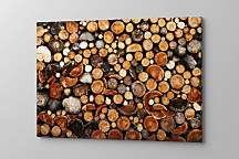 Obraz Drevo guľatina imitácia, logs wood